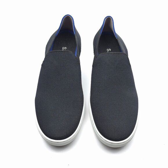 ROTHY'S Original Slip On Sneaker Black Minimal Casual Preppy Geek Chic Essential - Picture 5 of 9